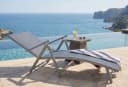 BruKa Gartenliege RIO COMFORT Grau 8-fach verstellbar Bild 3