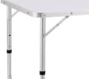 BruKa Klapptisch COMPACT Weiß Höhenverstellbar Aluminium Bild 4