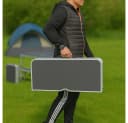 BruKa Campingtisch Set GREEN HILL Klapptisch mit Bank Aluminium Bild 5