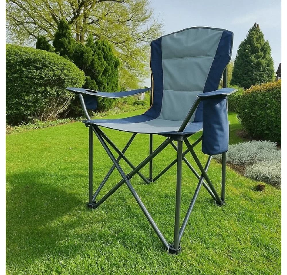 BruKa Campingstuhl YUKON Faltbar mit Kühltasche - Bild 3