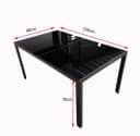 BruKa Gartentisch POETTO ESG Glas Aluminium Modern Bild 4