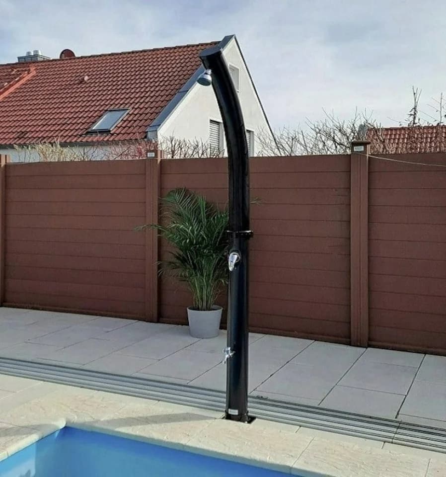 CARIBIC CURVE Gartendusche 30L Solardusche Schwarz - Bild 4