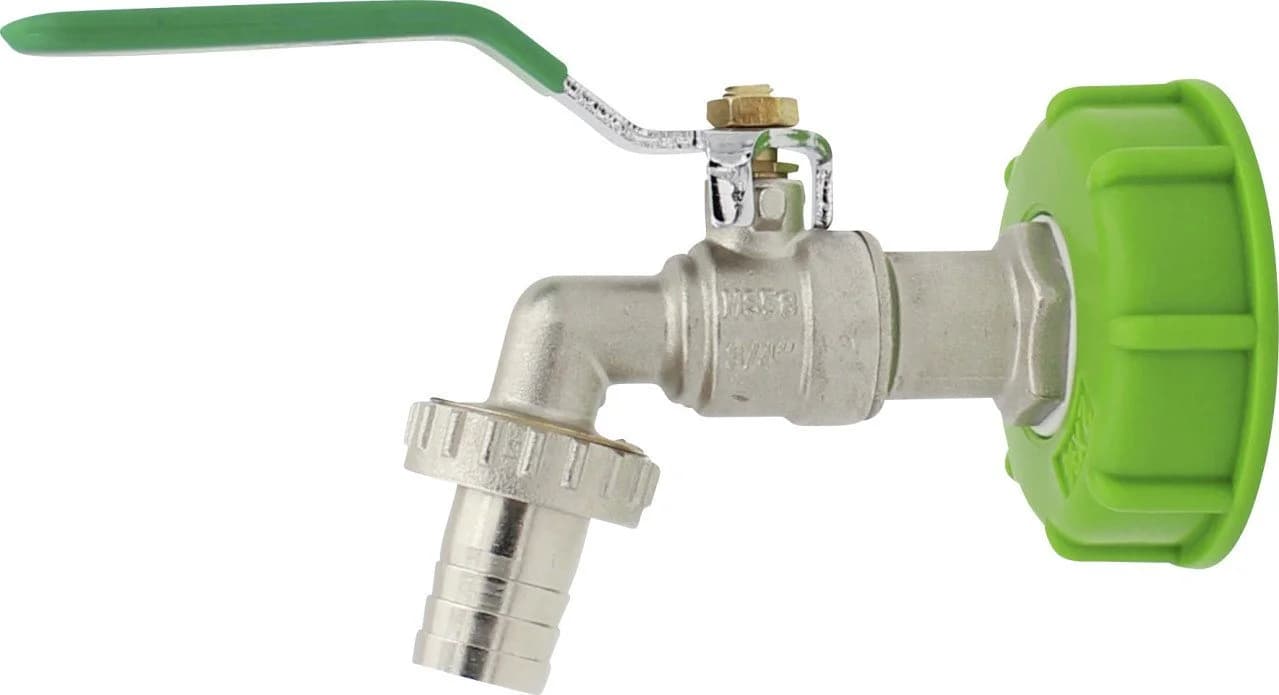 Graf IBC Kugelhahn Metall Standard S60x6 mit Schlauchtülle - Bild 2