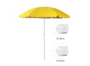 Sekey Sonnenschirm 160 cm Gelb Balkonschirm mit Neigungswinkel Bild 5