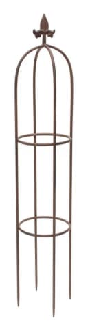 Dekoleidenschaft Rankhilfe "Schwertlilie" aus Metall, schwarz, 3er Set Bild 4