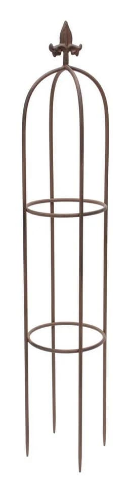 Dekoleidenschaft Rankhilfe "Schwertlilie" aus Metall, schwarz, 3er Set - Bild 4