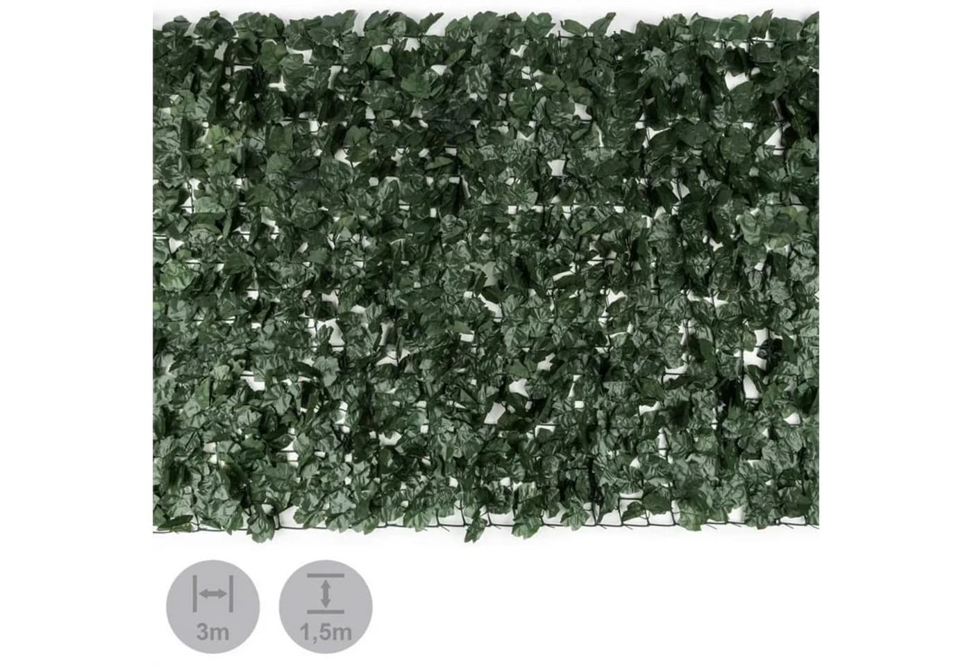 Blumfeldt Balkonsichtschutz Fency Dark Ivy Grün