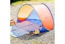 tectake Pop-Up Strandmuschel mit UV-Schutz und Ablagefächern Bild 1