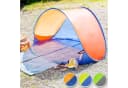 tectake Pop-Up Strandmuschel mit UV-Schutz und Ablagefächern Bild 1