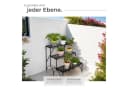 tectake Pflanztisch Blumentreppe 3 Stufen Metall Indoor Outdoor Bild 3