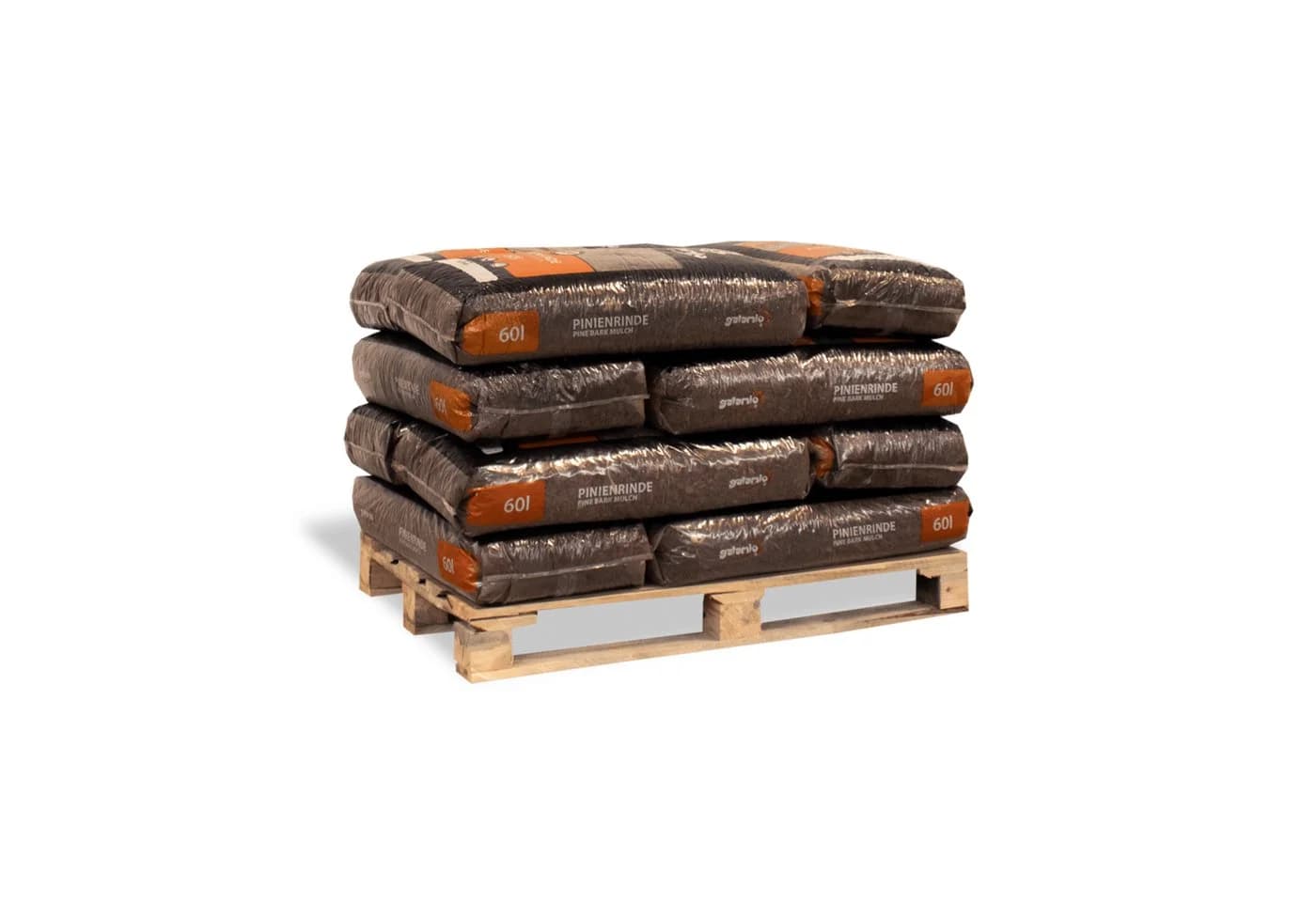 GALAMIO Pinienrinde Mix Fein 12L Natur Rindenmulch