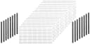 Peddy Shield Doppelstabmattenzaun Set Anthrazit Stahl 30m Bild 1