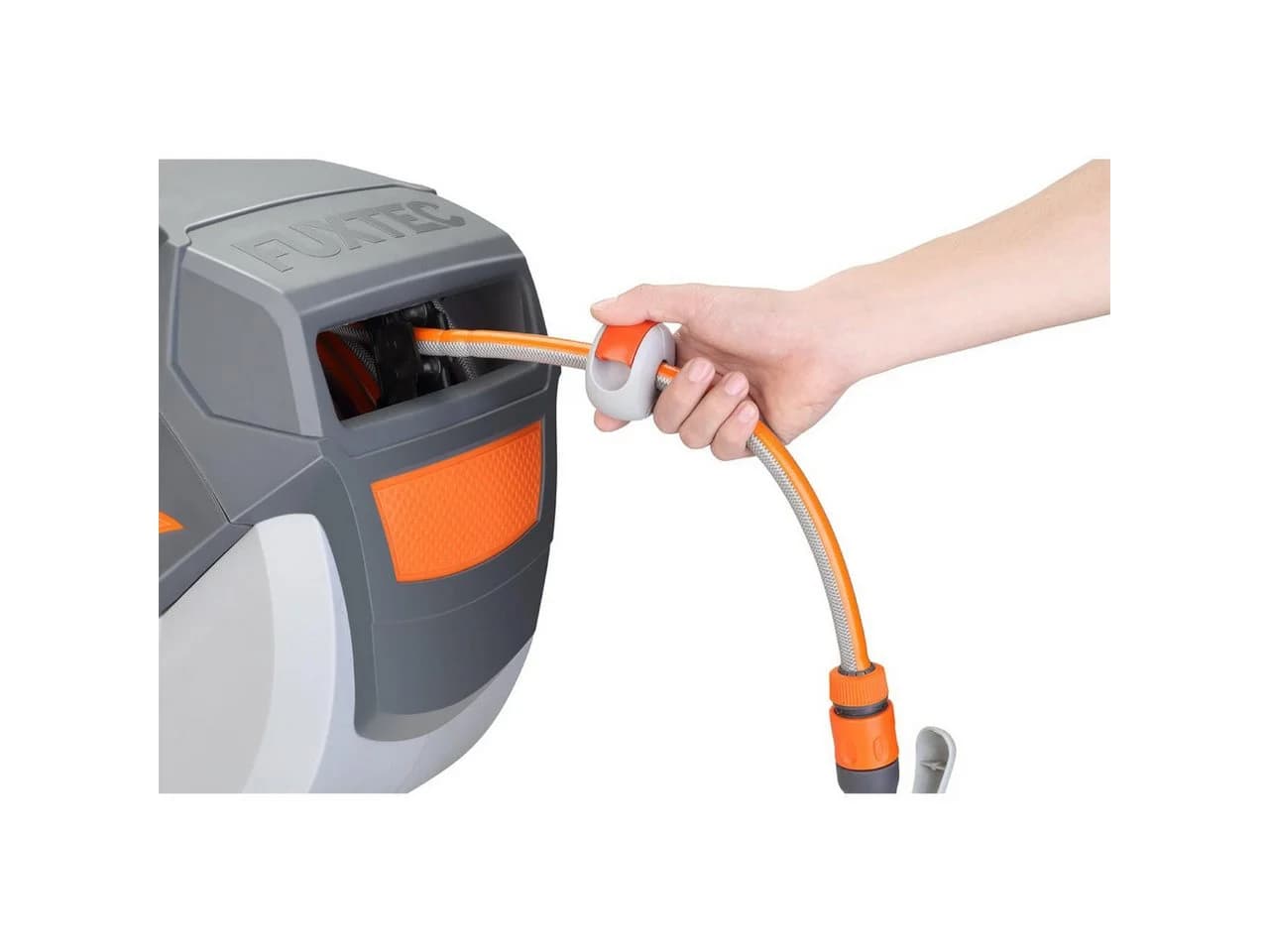 FUXTEC FX-WSA20 Wasserschlauchaufroller 20m 1/2 Zoll 180° Schwenkbar Automatisch - Bild 4
