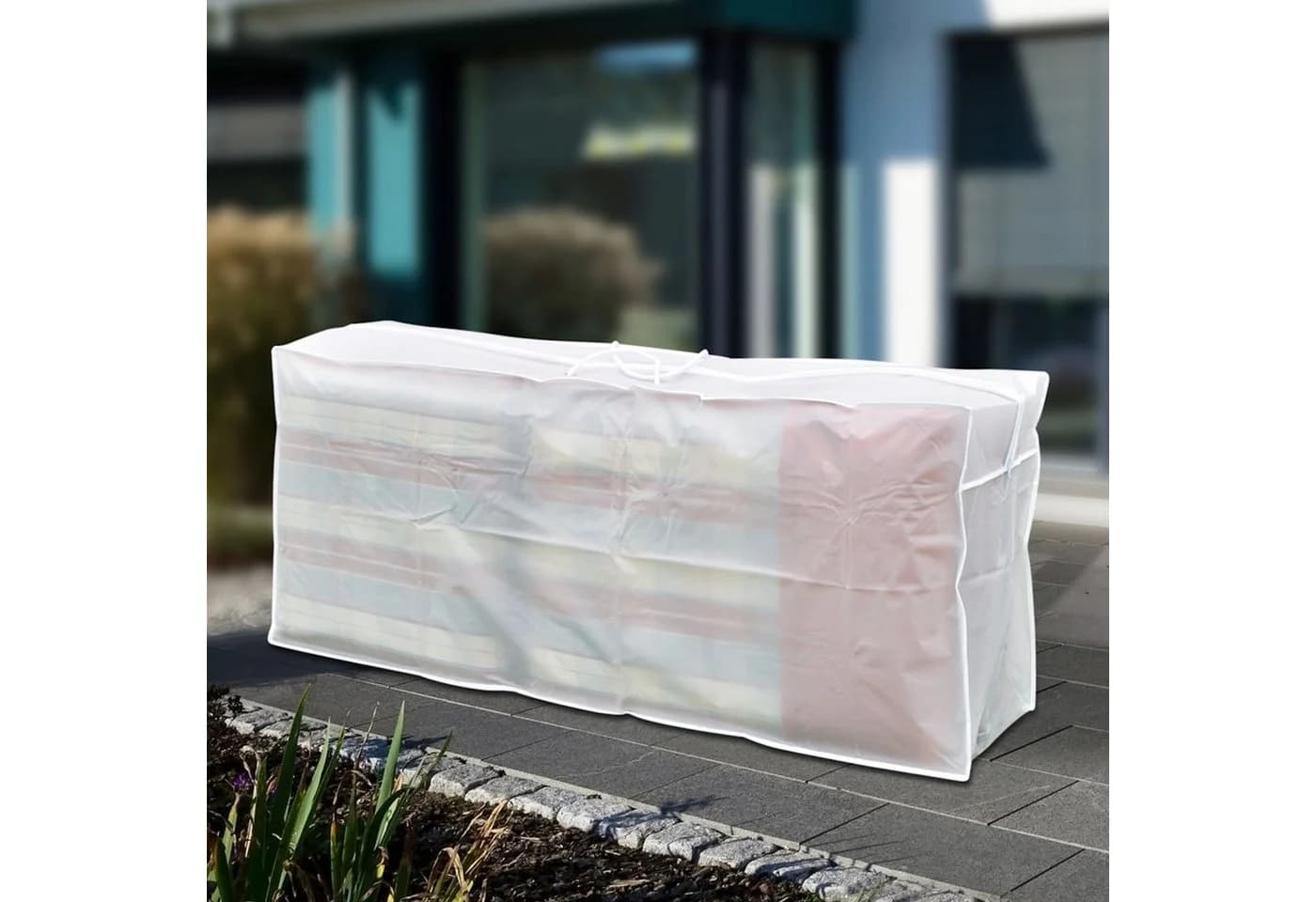 Gravidus Gartenmöbel-Schutzhülle Auflagentasche Kissenbox - Bild 3