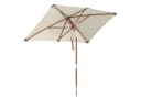 anndora Sonnenschirm Knickbar 2,5x1,5m Natur mit Winddach Bild 2