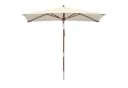 anndora Sonnenschirm Knickbar 2,5x1,5m Natur mit Winddach Bild 3