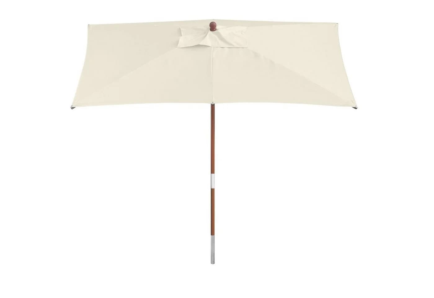 anndora Sonnenschirm Knickbar 2,5x1,5m Natur mit Winddach - Bild 4
