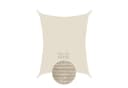 anndora Sonnensegel 3x4m Rechteckig Beige UV-Schutz Bild 2