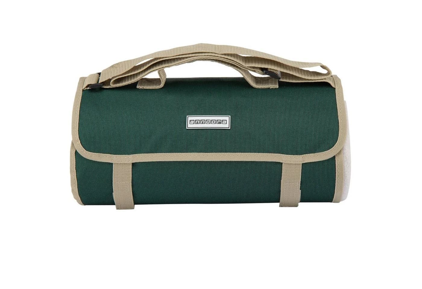 anndora Picknickdecke Stranddecke 150x200 cm wasserabweisend grün