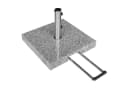 anndora Sonnenschirmständer Granit 55 kg mit Rollen Hellgrau Bild 2