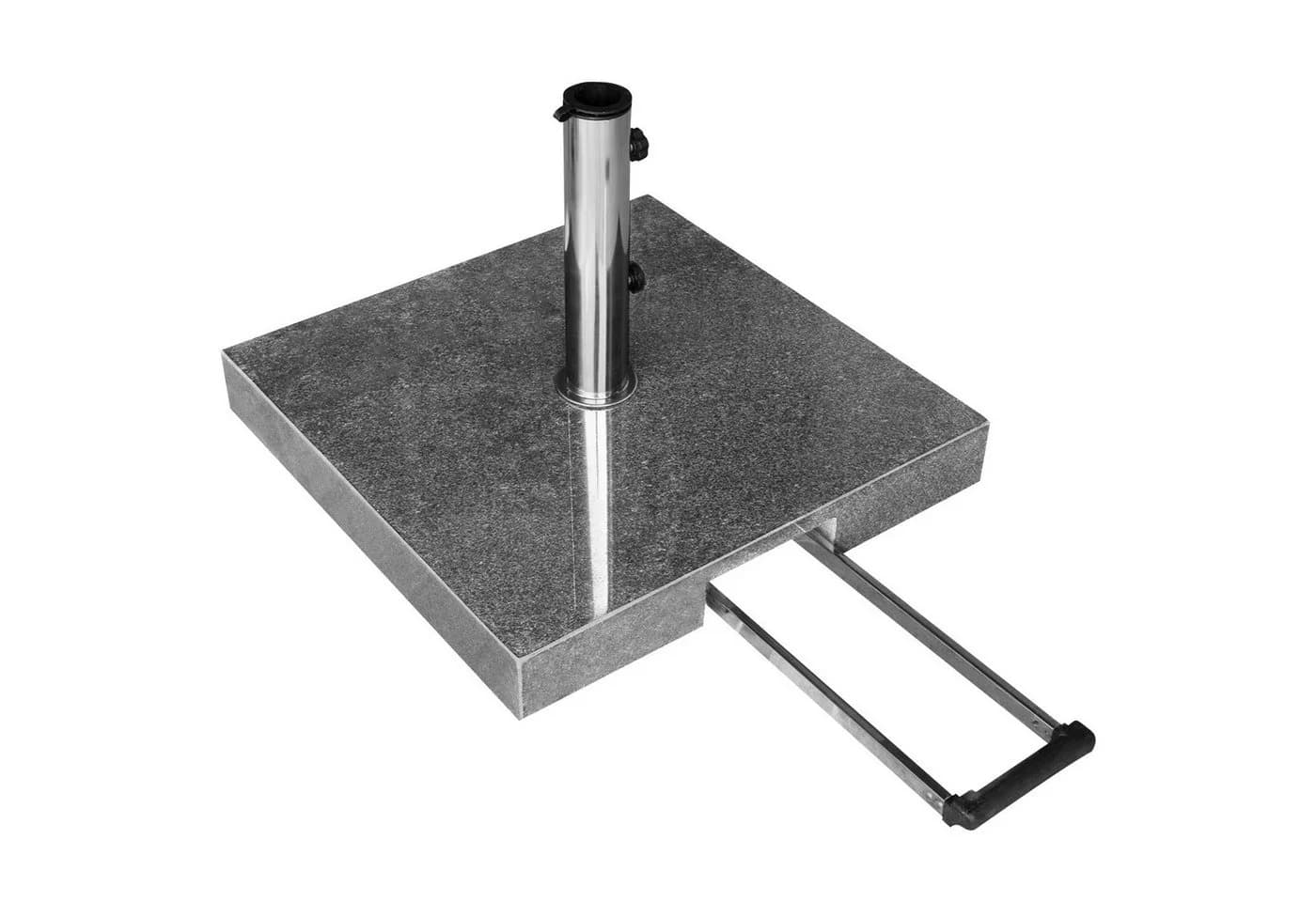 anndora Sonnenschirmständer Granit 55 kg rollbar mit Griff - Bild 2