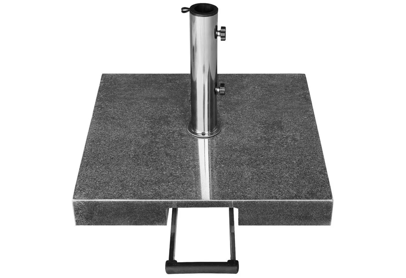 anndora Sonnenschirmständer Granit 55 kg rollbar mit Griff - Bild 3