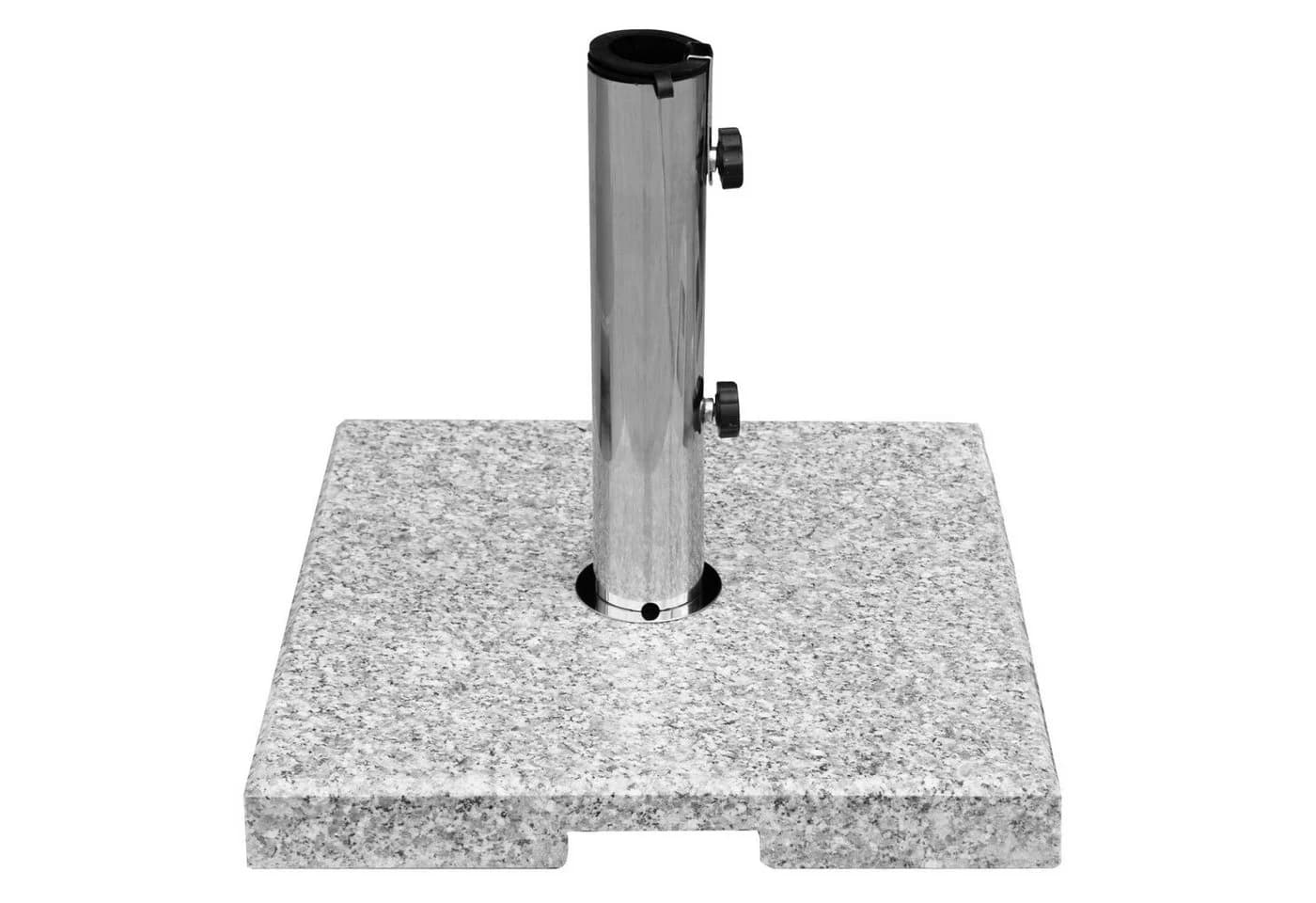 anndora Sonnenschirmständer 20kg hellgrau Granit Edelstahl - Bild 3