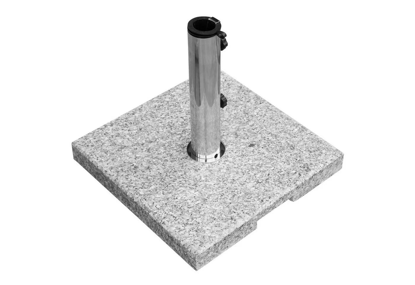 anndora Sonnenschirmständer 20kg hellgrau Granit Edelstahl - Bild 5