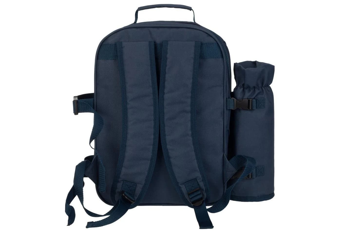 anndora Picknickkorb Picknickrucksack 15 teilig für 2 Personen mit isoliertem Hauptfach und Picknickdecke - Bild 4