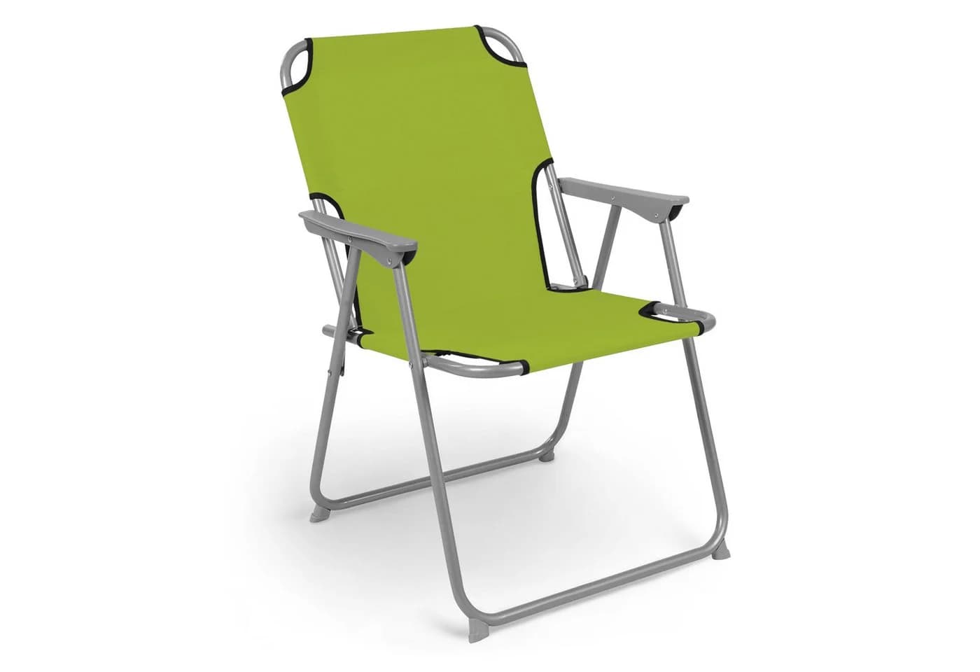 Spetebo Campingstuhl Oxford Klappbar Grün Metall - Bild 2
