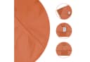 Spetebo Pavillon-Ersatzdach Cape Town 4x3m Terracotta mit Kaminabzug Bild 3