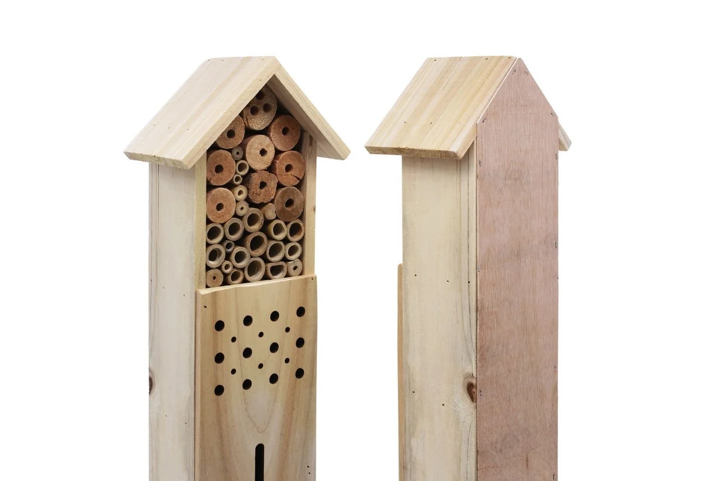 Spetebo Insektenhotel mit Erdspieß Holz Nisthilfe - Bild 5