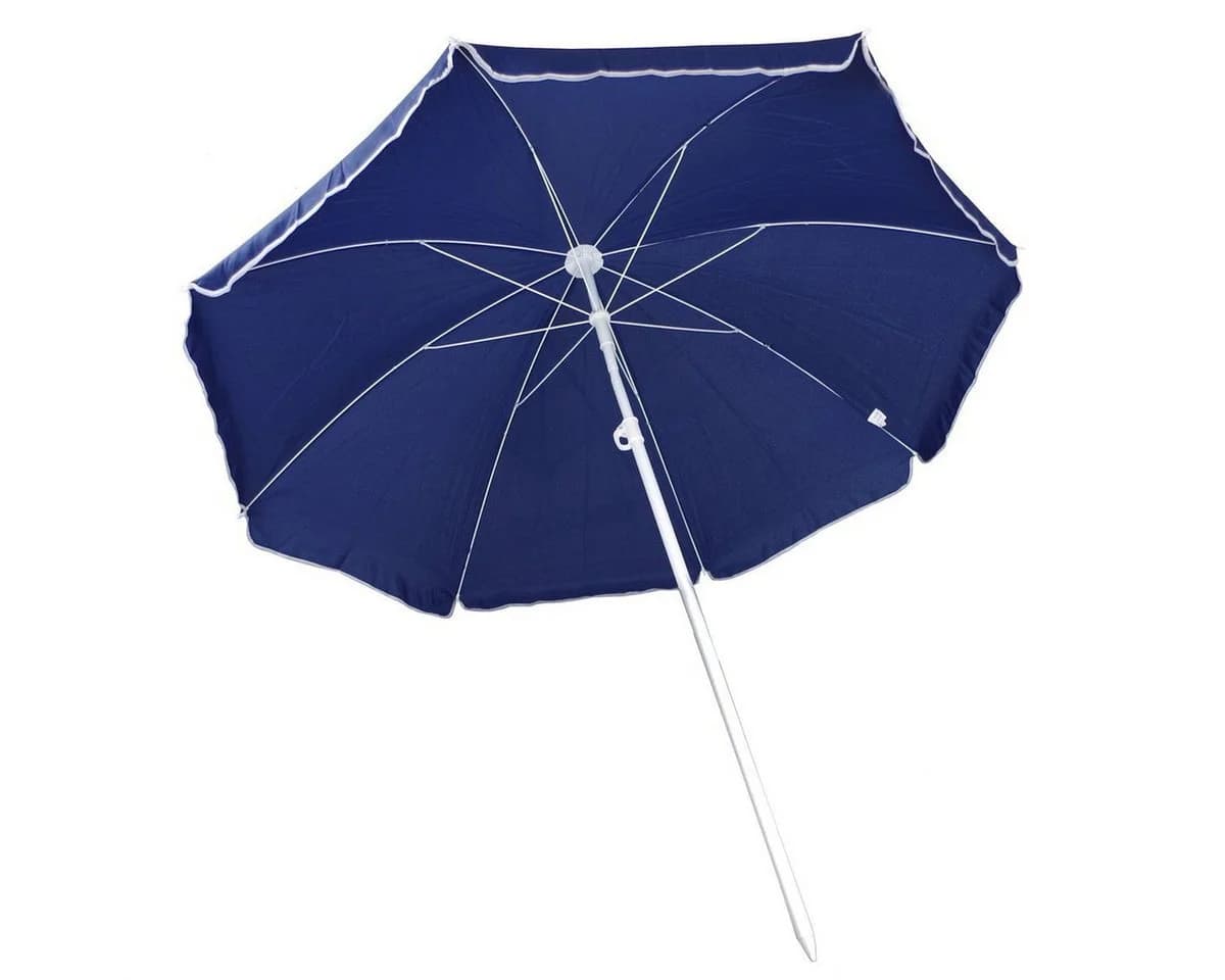 Marabellas Shop Strandschirm Knickbar Polyester Navy UV-Schutz - Bild 3
