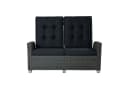 dasmöbelwerk Relaxsofa Kansas 2-Sitzer Grau-Aluminium Bild 1