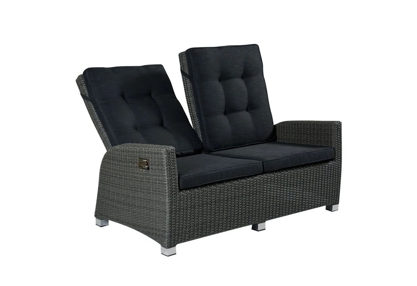 dasmöbelwerk Relaxsofa Kansas 2-Sitzer Grau-Aluminium - Bild 3