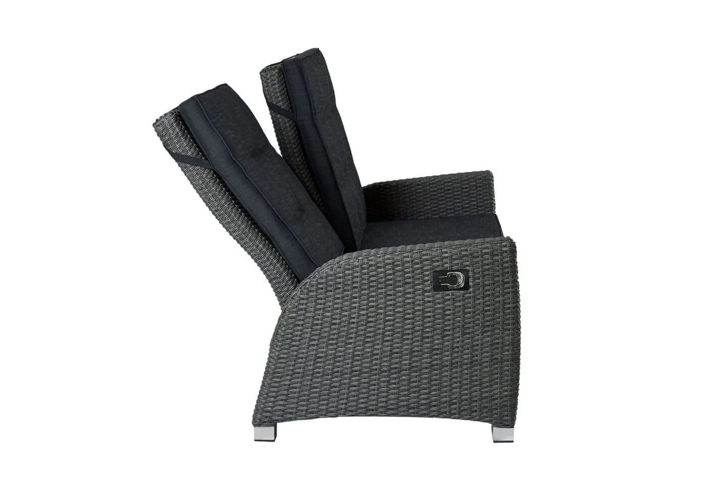 dasmöbelwerk Relaxsofa Kansas 2-Sitzer Grau-Aluminium - Bild 5