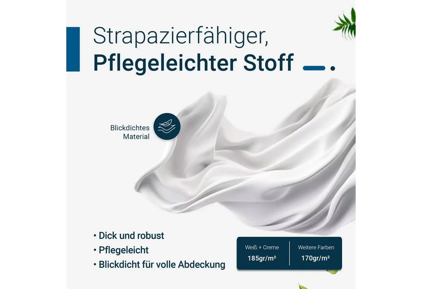 TexDeko Bierbankauflagen-Set 3-tlg. mit Tischdecke Weiß - Bild 5