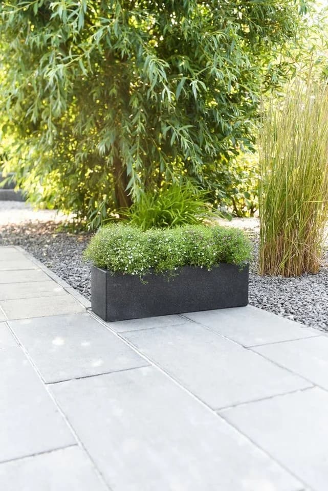 VIVANNO Balkonkasten Beton FLOBO Anthrazit Matt - Bild 3