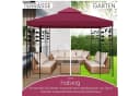 habeig Pavillon Toskana 3x3m 100% Wasserdicht Metall Bild 4