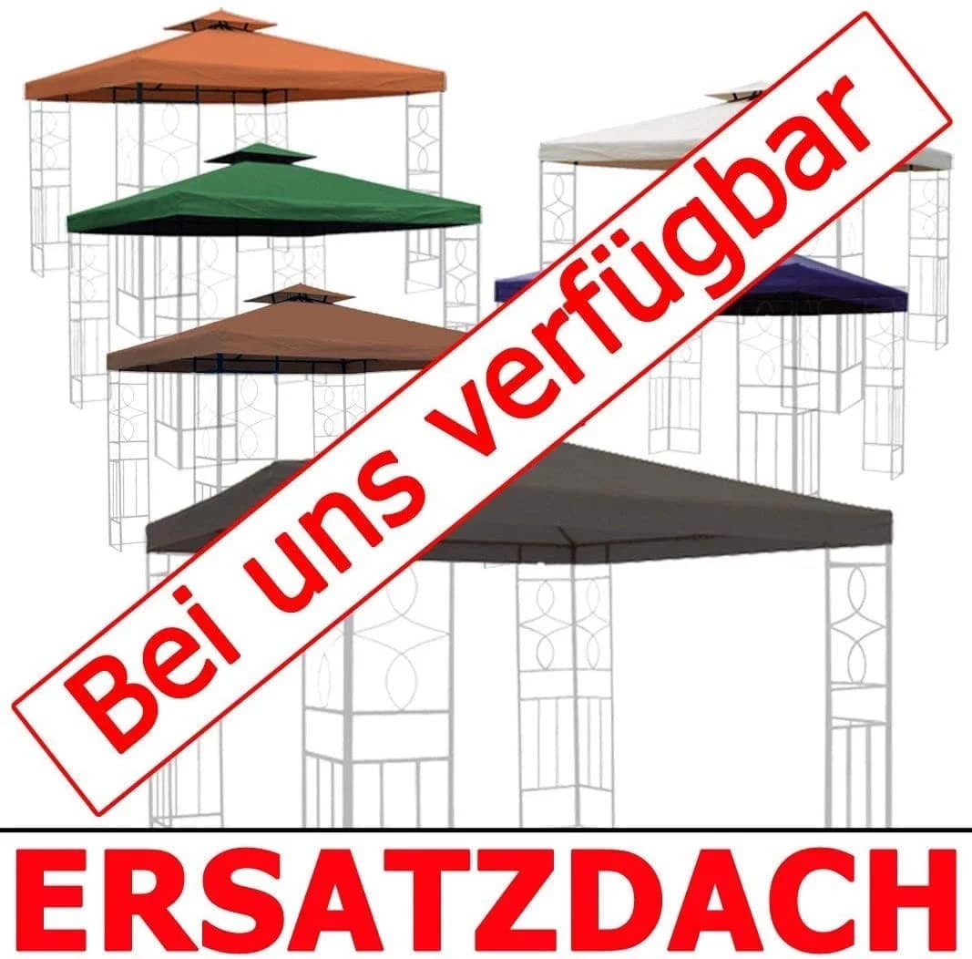 habeig Pavillongestell Metall Anthrazit 3x3m
