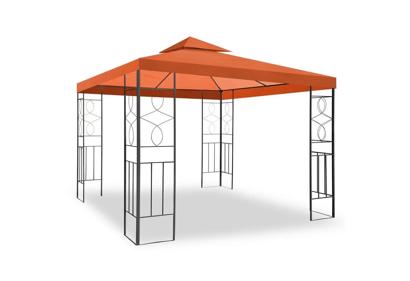 habeig Pavillon 3x3m wasserdicht Metall Terrakotta - Bild 2