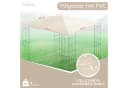habeig Pavillon-Ersatzdach Beige PVC-Beschichtung 3x3m Bild 1