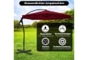 habeig Ampelschirm 3m Wasserdicht PVC Bordeaux Bild 4