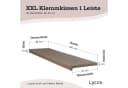 Lycce Bankauflage XXL Klemmkissen Kunstleder Sitzkissen für Sitzbank Bild 3