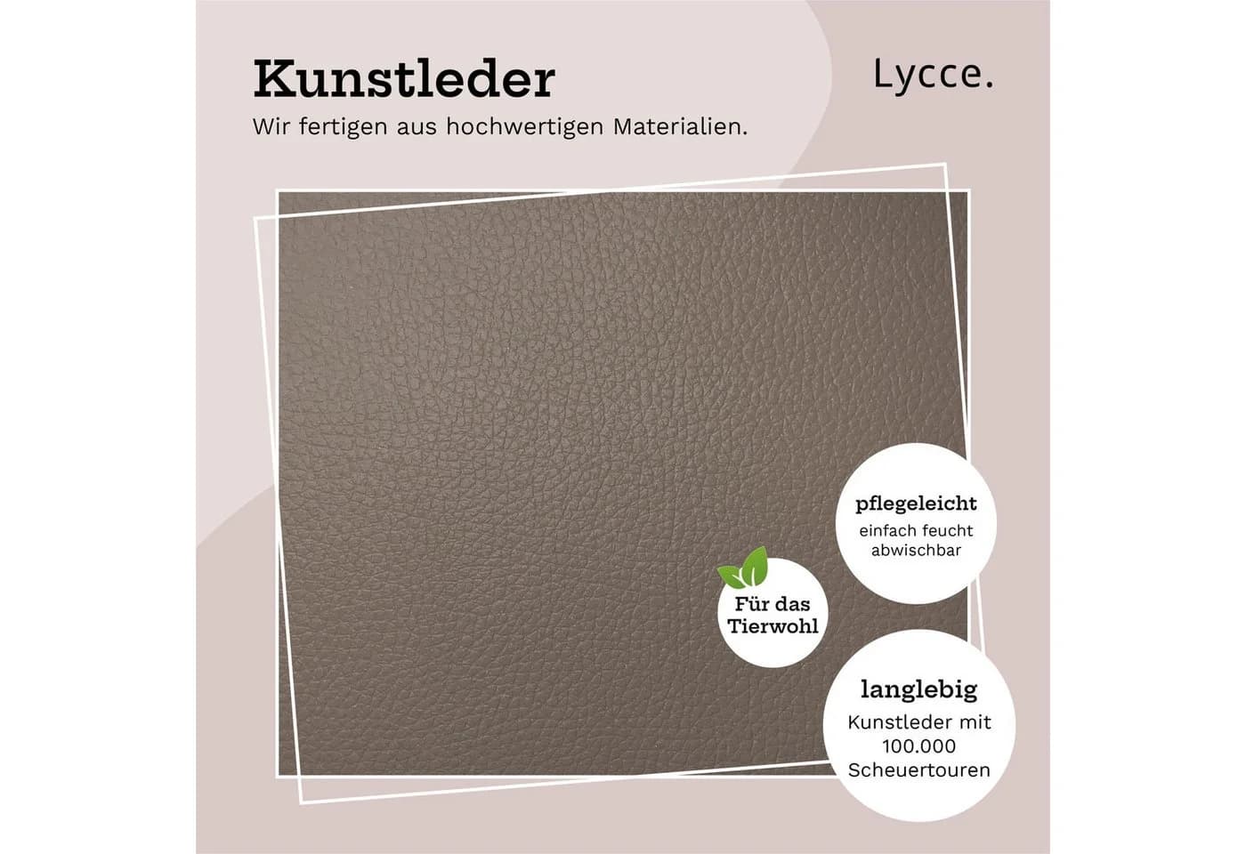 Lycce Bankauflage XXL Klemmkissen Kunstleder Sitzkissen für Sitzbank - Bild 4