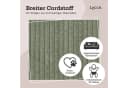 Lycce Bankauflage Klemmkissen 1 Leiste Cordstoff Grün Bild 5