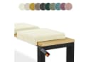 Lycce Bankauflage Klemmkissen 1 Leiste Cordstoff Beige Bild 2