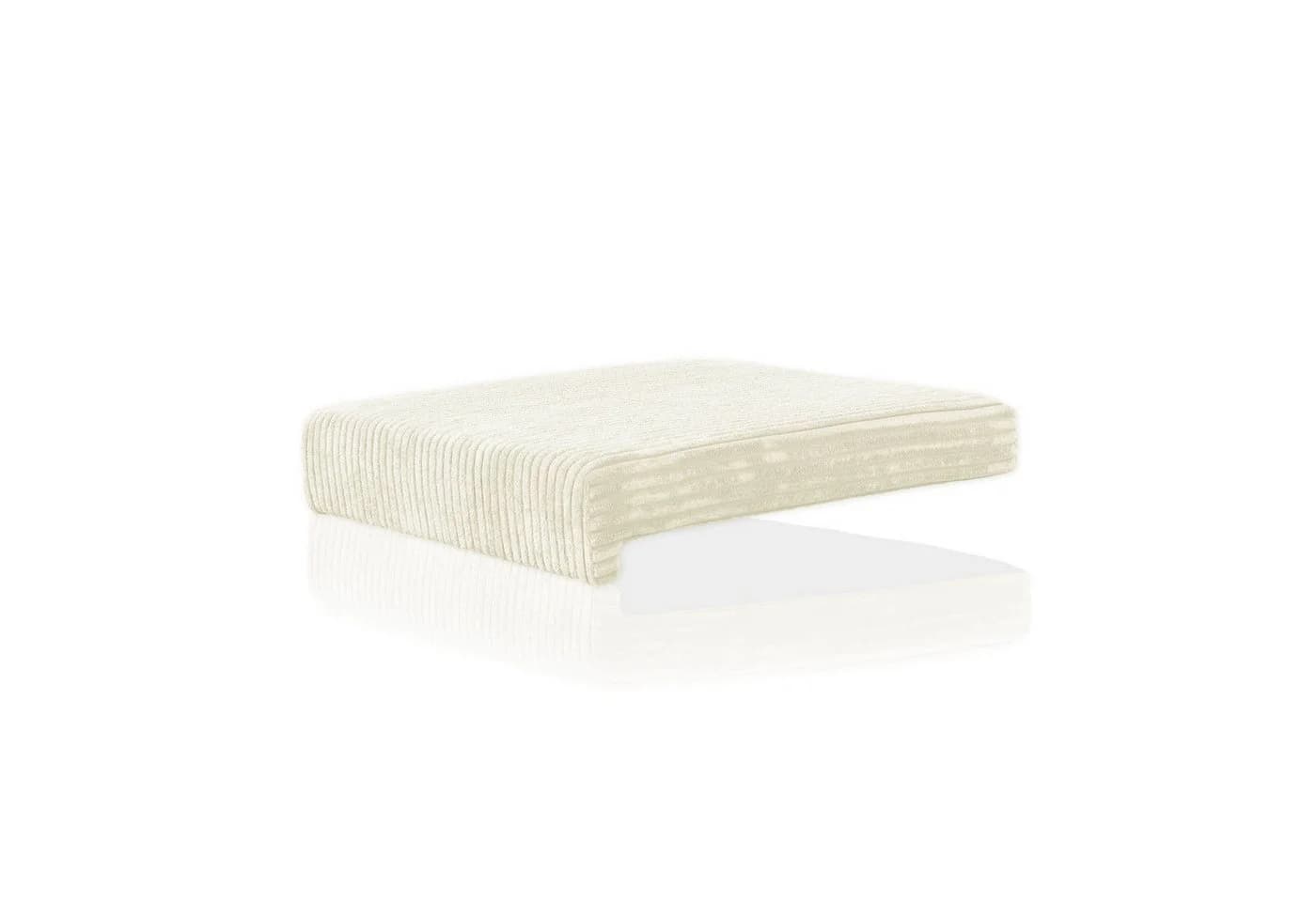 Lycce Bankauflage Klemmkissen 1 Leiste Cordstoff Beige - Bild 3