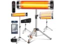 KESSER Infrarotstrahler 2500W mit Stativ und Fernbedienung Bild 2