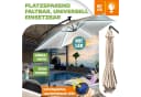 KESSER Ampelschirm Beige mit LED Solar & Kurbel Bild 5